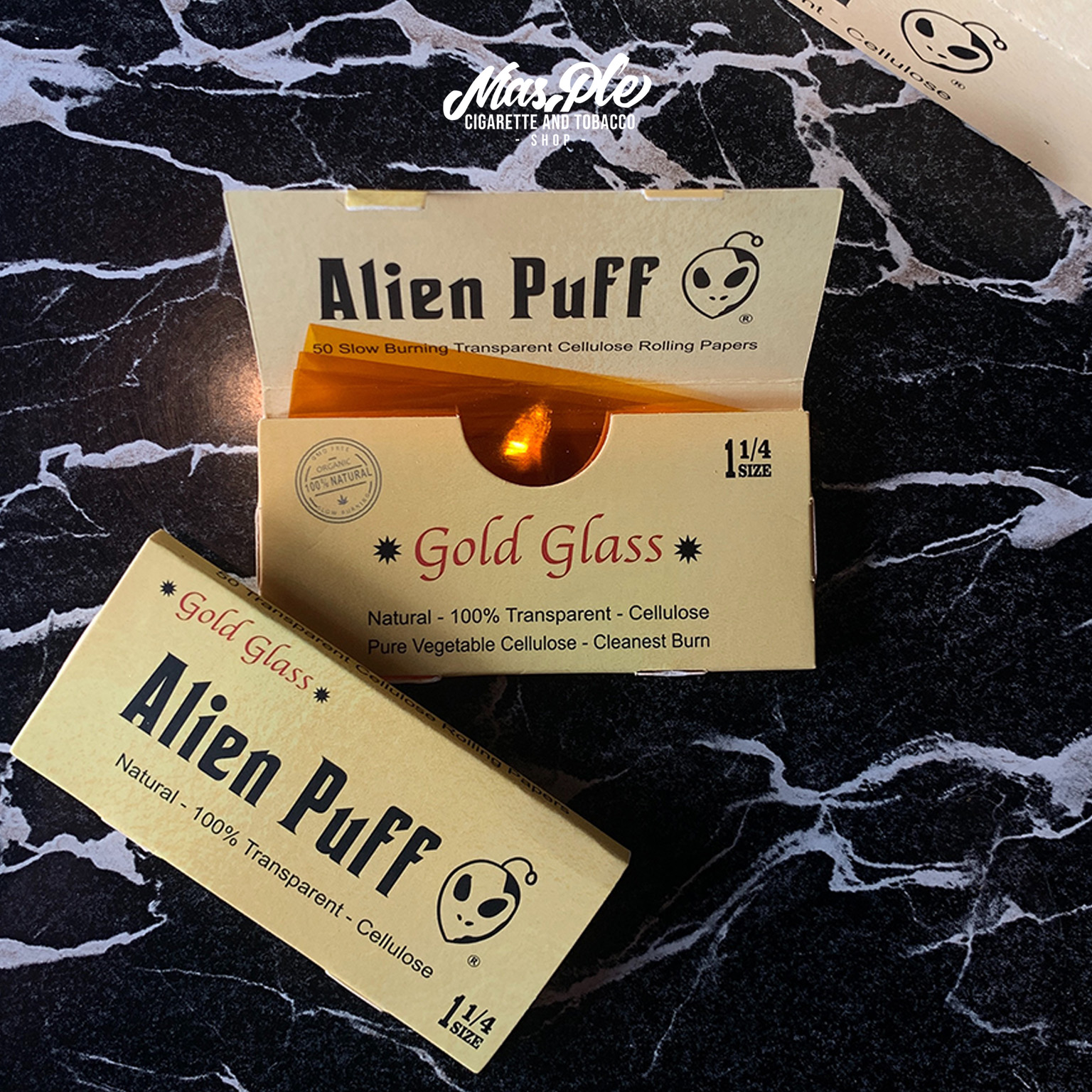 Alien Puff Gold Glass